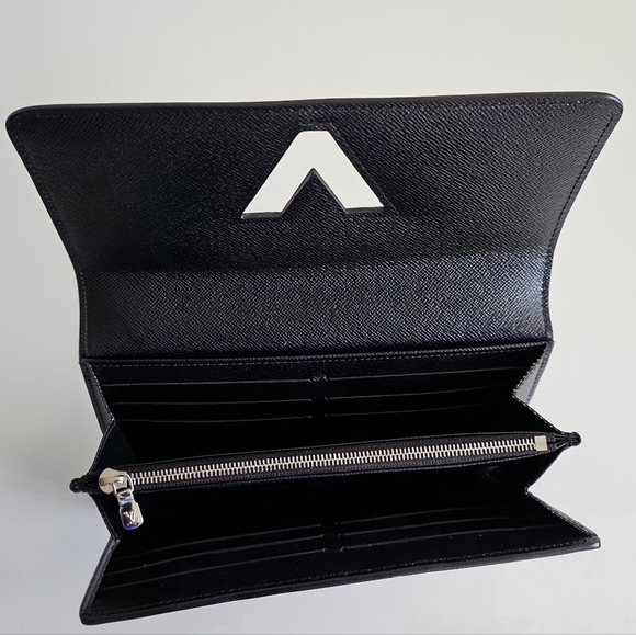 Louis Vuitton Limited Edition Reverse Monogram Twist Lock Wallet - Picture 9 of 13